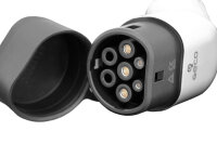 EV Ladegerät 1Ph 230V 16A Typ 2 auf Schuko mit LED...