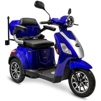 E-Trike 25 V.2 Blei-Gel, 25 km/h EEC Blau