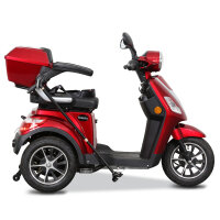 E-Trike 25 V.2 Blei-Gel, 25 km/h EEC Rot