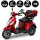 E-Trike 25 V.2 Blei-Gel, 25 km/h EEC Rot