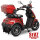 E-Trike 25 V.2 Blei-Gel, 25 km/h EEC Rot