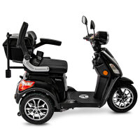E-Trike 25 V.2 Blei-Gel, 25 km/h EEC Schwarz