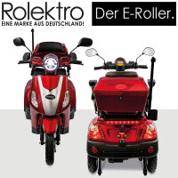 E-Trike 25 V.2 Blei-Gel, 25 km/h EEC Schwarz