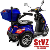E-Trike 25 V.2 Blei-Gel, 25 km/h EEC Schwarz