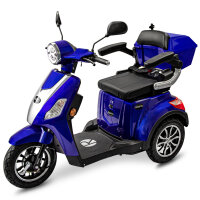 E-Trike 25 V.2 Blei-Gel, 25 km/h EEC Schwarz