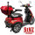 E-Trike 25 V.2 Blei-Gel, 25 km/h EEC Schwarz
