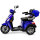 E-Trike 25 V.2 Blei-Gel, 25 km/h EEC Schwarz