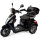 E-Trike 25 V.2 Blei-Gel, 25 km/h EEC Schwarz